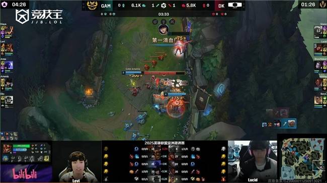 LOL-亚洲邀(yāo)請(qǐng)賽(sài)：DK击败GAM