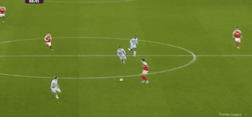 英超：阿森纳2-0布伦特福德5分领跑 梅里诺传射 萨卡补刀 赖斯伤退